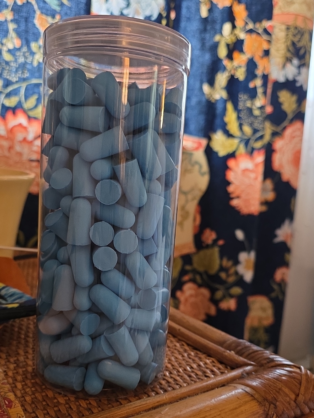 Brand New 100 Pack Extra SOFT Blue Foam Earplugs Cylinder